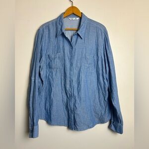 Riders by Lee XL old money Button-Up Shirt Gauze Classic Timeless Basic wardrobe